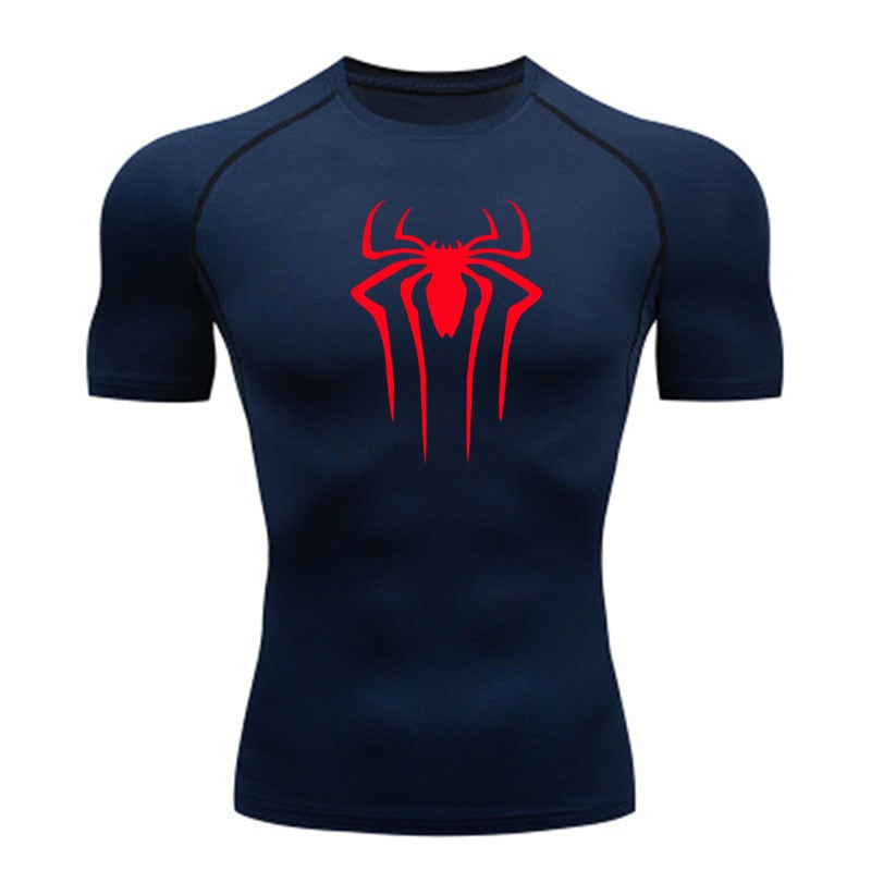 ANTTUO Spiderman Compression Shirt,Superhero Series Fitness
